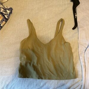 Lululemon olive green align tank